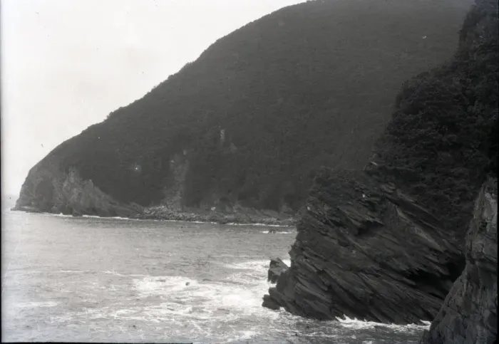 Framed Print : Rock Formation and Sea, Unknown location Framed Print : Rock Formation and Sea, Unknown location
