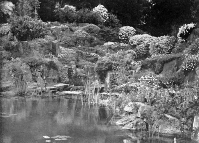 Framed Print : Rock Garden at Rounton Grange, East Rounton, Yorkshire Framed Print : Rock Garden at Rounton Grange, East Rounton, Yorkshire