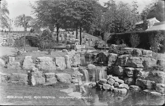 Framed Print : Rock Gardens at Stoke Park Framed Print : Rock Gardens at Stoke Park