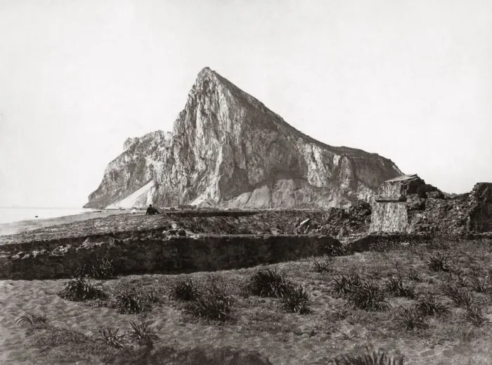 Framed Print : The Rock of Gibraltar, c. 1880