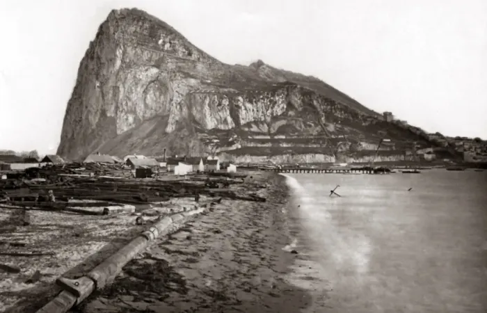 Framed Print : Rock of Gibraltar, circa 1880s Framed Print : Rock of Gibraltar, circa 1880s