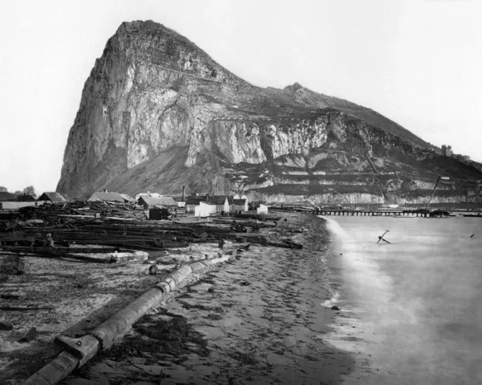 Framed Print : The Rock of Gibraltar, Mediterranean Framed Print : The Rock of Gibraltar, Mediterranean