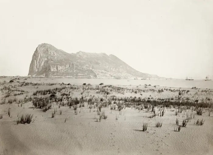 Framed Print : Rock of Gibraltar from the Spanish coast Framed Print : Rock of Gibraltar from the Spanish coast