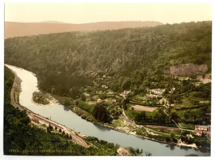 Framed Print : From the Rock, I. Symonds Yat, England Framed Print : From the Rock, I. Symonds Yat, England