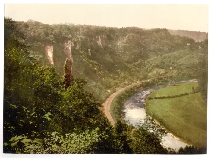Framed Print : From the Rock, II. Symonds Yat, England Framed Print : From the Rock, II. Symonds Yat, England