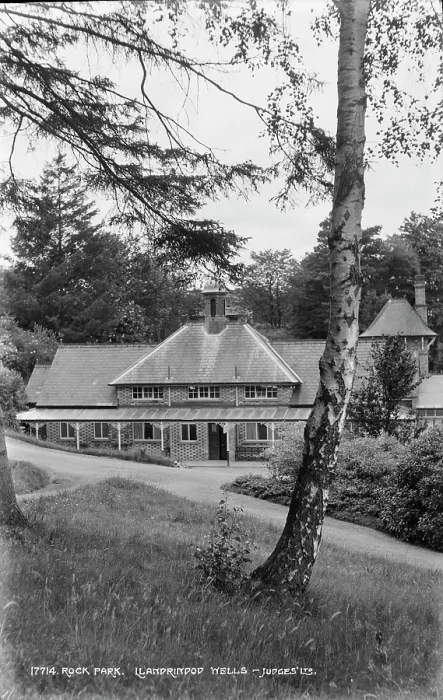 Framed Print : Rock Park. This image shows a charming building at Rock Park in Llandrindod Wells