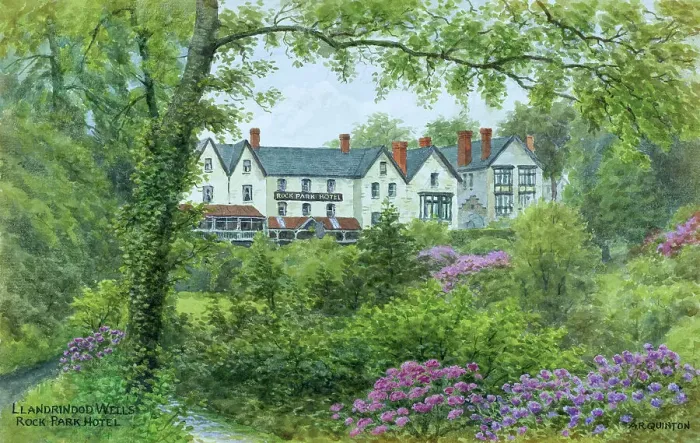 Framed Print : Rock Park Hotel, Llandrindod Wells, Powys, Wales Framed Print : Rock Park Hotel, Llandrindod Wells, Powys, Wales