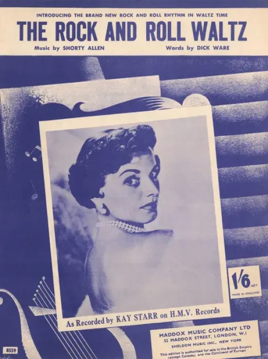Framed Print : The rock and roll Waltz - Music Sheet Cover