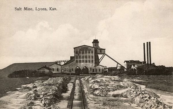 Rock salt mine, Lyons, Kansas, USA