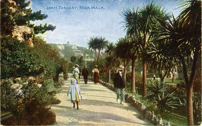 Framed Print : Rock Walk, Torquay, Devon Framed Print : Rock Walk, Torquay, Devon
