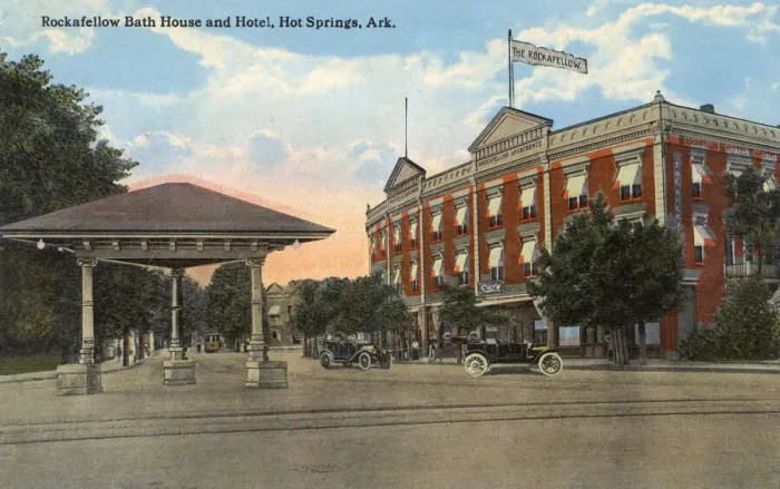 Framed Print : Rockafellow Bath House and Hotel, Hot Springs, Arkansas, USA Framed Print : Rockafellow Bath House and Hotel, Hot Springs, Arkansas, USA