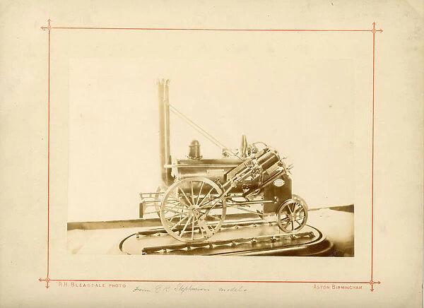 Rocket locomotive model - owned by George Robert Stephenson