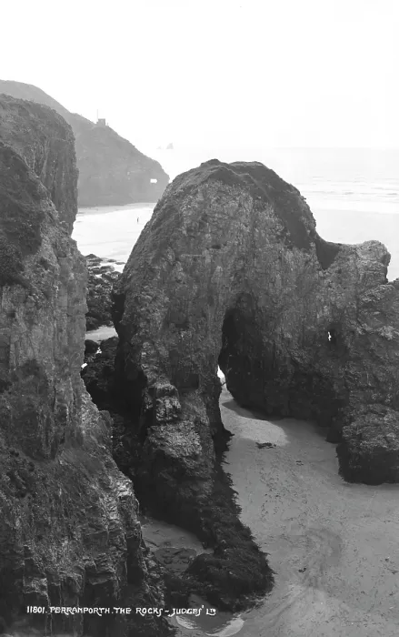 Framed Print : The Rocks at Perranporth Framed Print : The Rocks at Perranporth