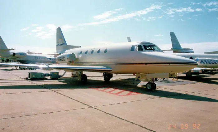 Framed Print : Rockwell Sabreliner N90EC Framed Print : Rockwell Sabreliner N90EC