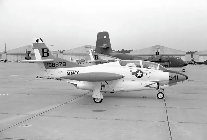 Framed Print : Rockwell T-2C Buckeye 158879 Framed Print : Rockwell T-2C Buckeye 158879