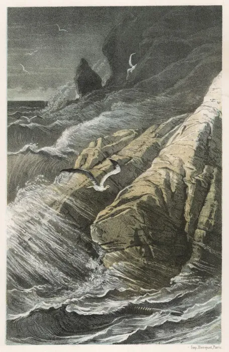Framed Print : ROCKY COAST IN STORM Framed Print : ROCKY COAST IN STORM