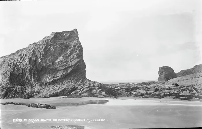 Framed Print : Rocky Coastline at Broad Haven Framed Print : Rocky Coastline at Broad Haven