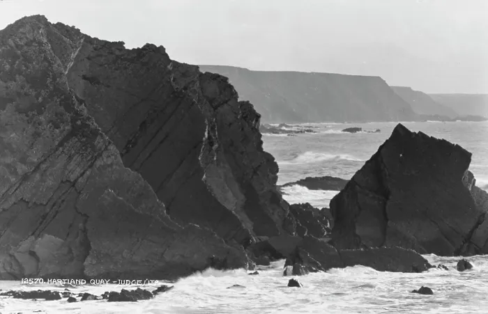 Framed Print : Rocky Coastline at Hartland Quay Framed Print : Rocky Coastline at Hartland Quay
