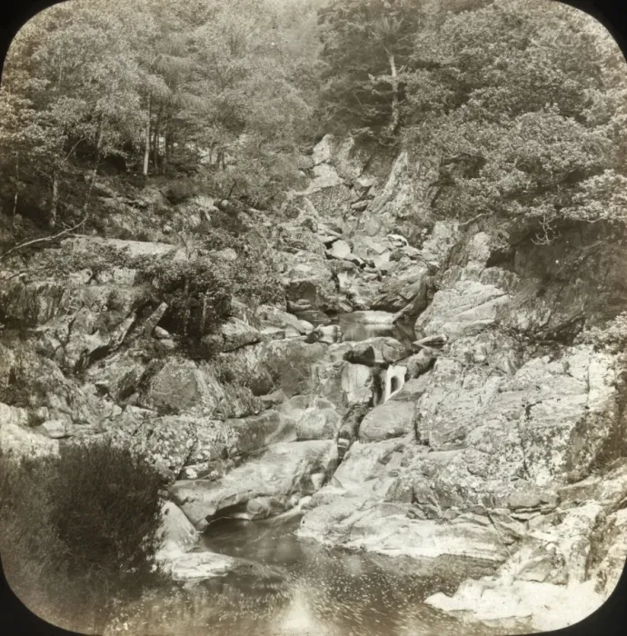 Framed Print : A rocky hillside stream, Wales Framed Print : A rocky hillside stream, Wales