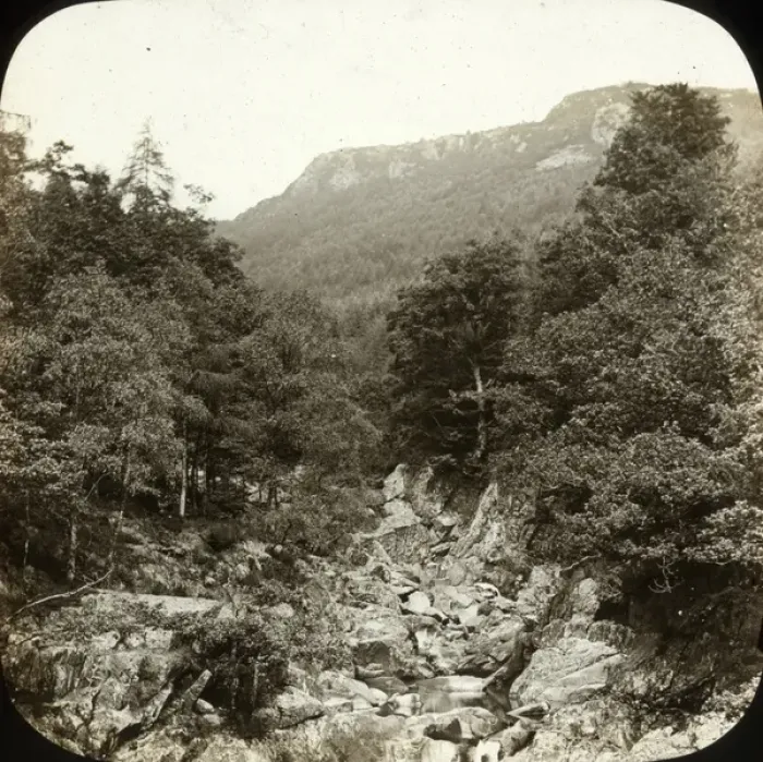 Framed Print : A rocky hillside stream, Wales Framed Print : A rocky hillside stream, Wales