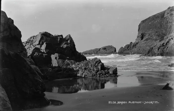 Framed Print : Rocky Shoreline at Plemont, Jersey Framed Print : Rocky Shoreline at Plemont, Jersey