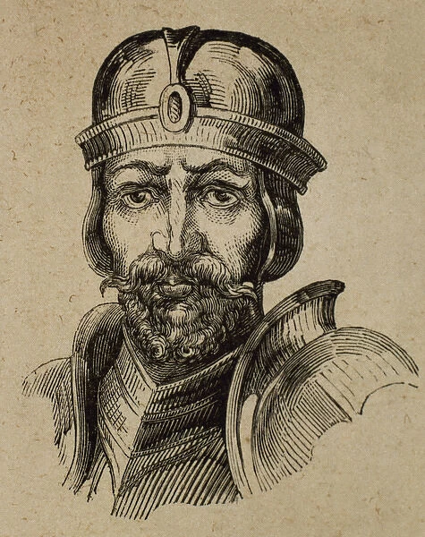 Roderic (died 711 or 712). Visigothic King of Hispania