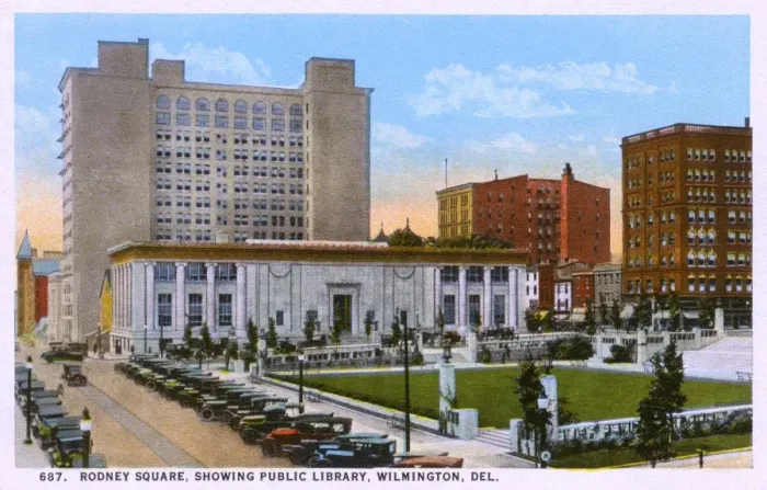 Framed Print : Rodney Square, Wilmington, Delaware, USA