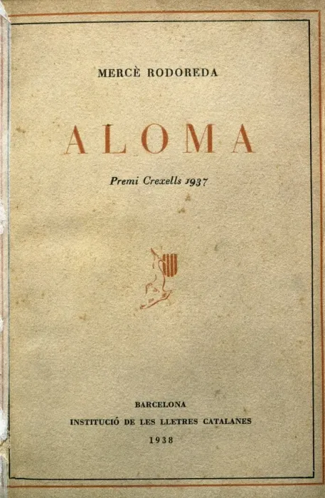 Framed Print : RODOREDA, Merc蠨1939-1983). Catalan novelist. Cover Framed Print : RODOREDA, Merc蠨1939-1983). Catalan novelist. Cover