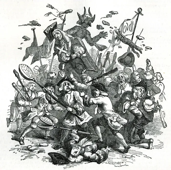 Framed Print : Roebuck Mug House Riot, London Framed Print : Roebuck Mug House Riot, London