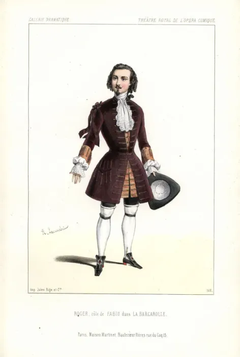 Framed Print : Roger as Fabio in La Barcarolle, Opera Comique, 1845 Framed Print : Roger as Fabio in La Barcarolle, Opera Comique, 1845