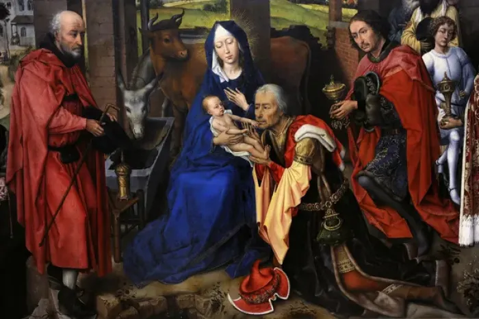 Framed Print : Rogier van der Weyden (1399  /  1400 A?i? 1464) was an Early F