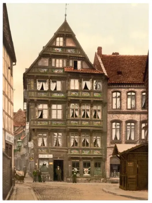Framed Print : Rolands Hospital, Hildesheim, Hanover, Germany Framed Print : Rolands Hospital, Hildesheim, Hanover, Germany