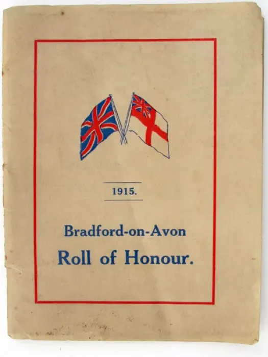 Framed Print : Roll of Honour, Bradford-on-Avon, 1915 Framed Print : Roll of Honour, Bradford-on-Avon, 1915