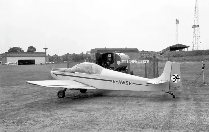 Framed Print : Rollason D. 62B Condor G-AWSP Framed Print : Rollason D. 62B Condor G-AWSP