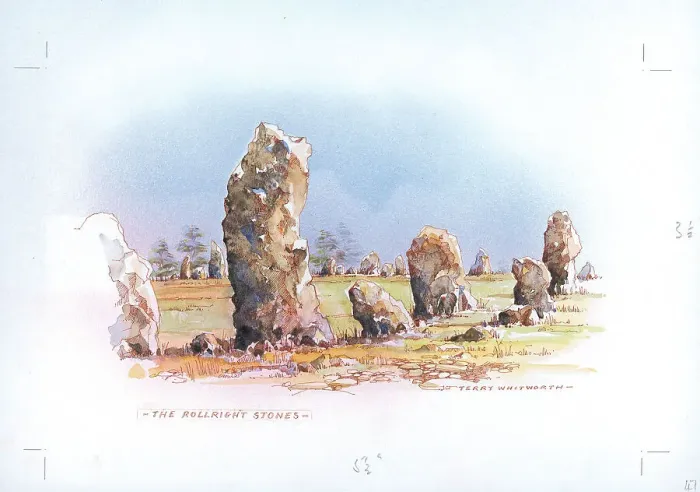 Framed Print : The Rollright Stones Framed Print : The Rollright Stones