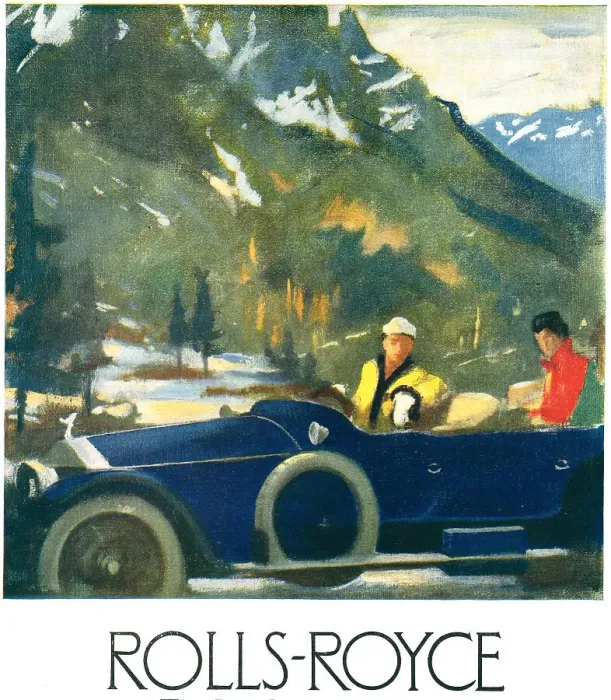 Framed Print : Rolls Royce Advertisement Framed Print : Rolls Royce Advertisement