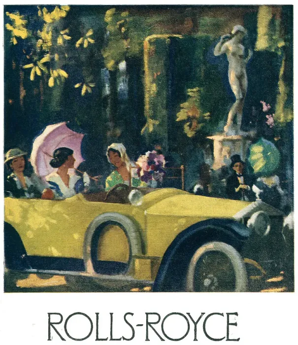 Framed Print : Rolls Royce Advertisement Framed Print : Rolls Royce Advertisement