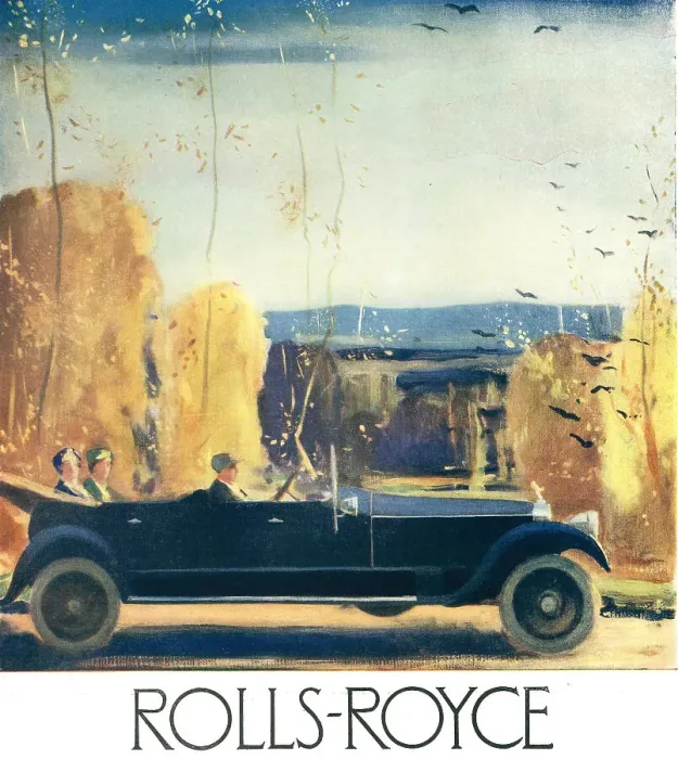 Framed Print : Rolls Royce Advertisement Framed Print : Rolls Royce Advertisement