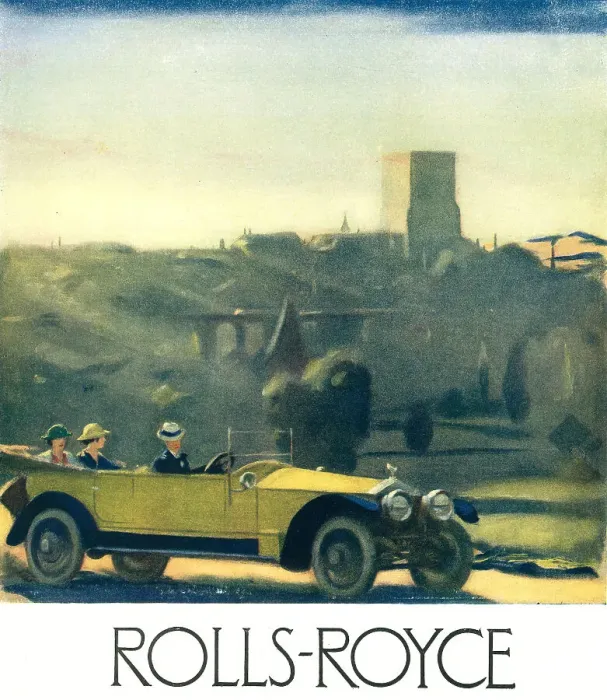 Framed Print : Rolls Royce Advertisement Framed Print : Rolls Royce Advertisement