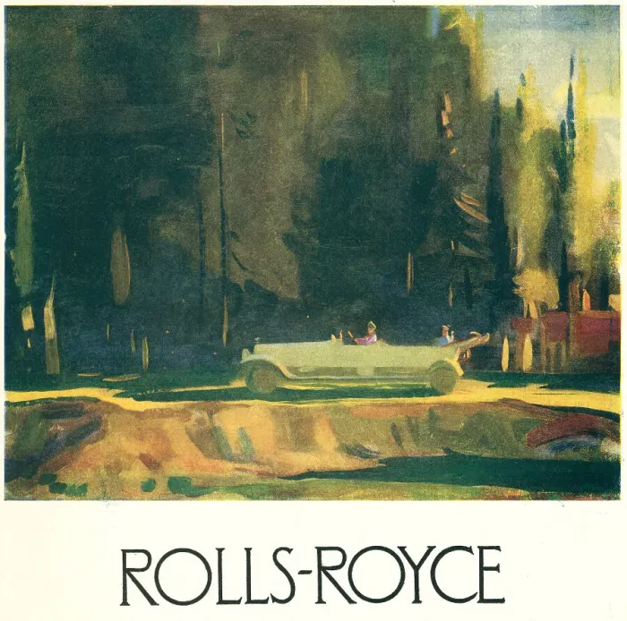 Framed Print : Rolls Royce Advertisement Framed Print : Rolls Royce Advertisement