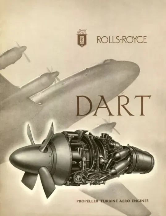 Framed Print : Rolls Royce Dart brochure cover Framed Print : Rolls Royce Dart brochure cover