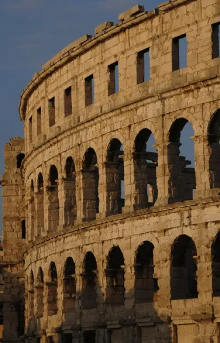 Framed Print : Roman amphitheater (I century A. D. ). Pula. Croatia Framed Print : Roman amphitheater (I century A. D. ). Pula. Croatia