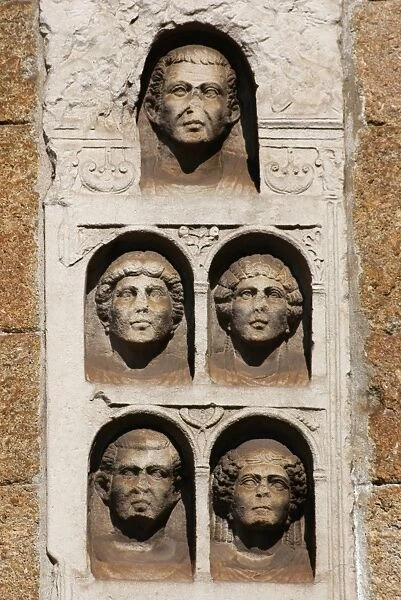 Roman Art. Gravestone, dating the 1st century AD. Porta Nuov