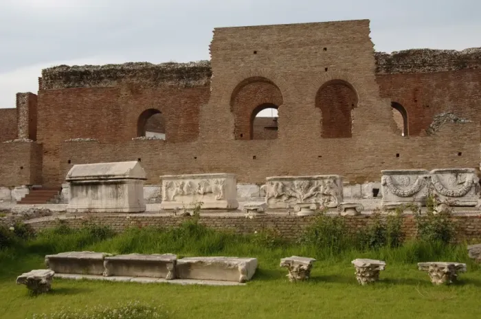 Framed Print : Roman Art. Greece. Odeon. Built with brick walls in the 2nd Framed Print : Roman Art. Greece. Odeon. Built with brick walls in the 2nd