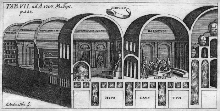 Framed Print : Roman Baths of Titus Framed Print : Roman Baths of Titus