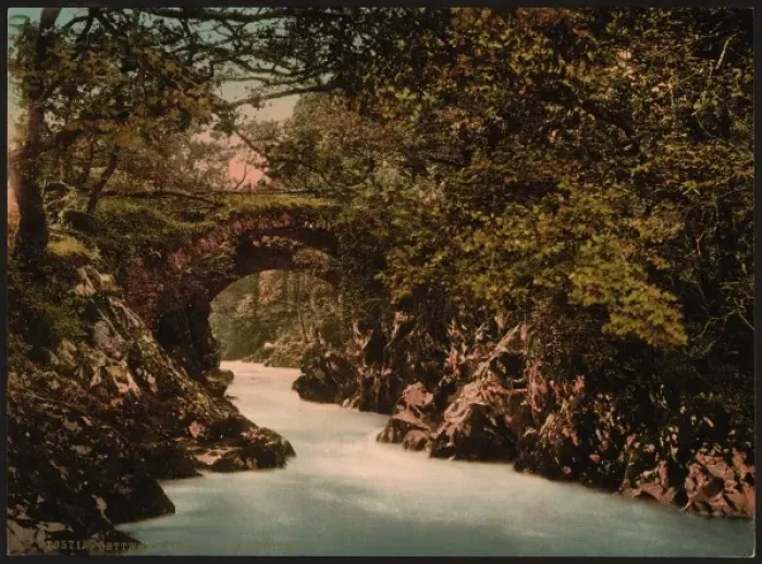 Framed Print : Roman bridge II, Bettws-y-Coed (i. e. Betws), Wales Framed Print : Roman bridge II, Bettws-y-Coed (i. e. Betws), Wales
