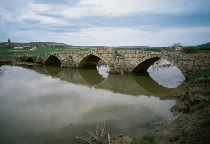 Framed Print : Roman bridge. Spain Framed Print : Roman bridge. Spain