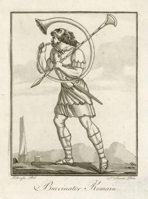 Framed Print : Roman Bucinator Framed Print : Roman Bucinator