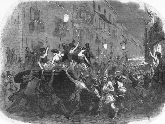 Framed Print : Roman carnival at night Framed Print : Roman carnival at night