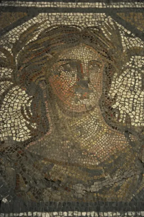 Framed Print : Roman floor mosaic. Antonine Period. Alemdar (Istanbul) Framed Print : Roman floor mosaic. Antonine Period. Alemdar (Istanbul)